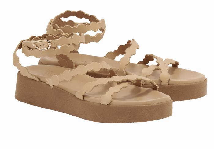 Sandale Plateforme Ancient Greek Sandals Aspis Leather   | MFW-2006784